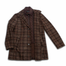 Load image into Gallery viewer, Metropolitan Dual-Layer Wool Car Coat - Chestnut

