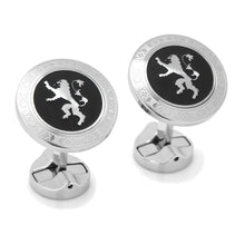 Load image into Gallery viewer, Game of Thrones Lannister Filigree Stainless Steel Cufflinks
