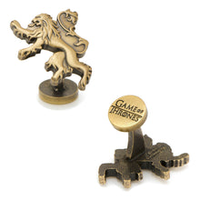 Load image into Gallery viewer, Game of Thrones Lannister Lion Sigil Cufflinks
