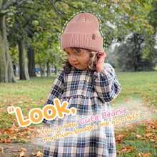 Load image into Gallery viewer, FURTALK Toddler Beanie Baby Boys Girls Beanies Kids Winter Hats Children Knit Warm Caps 3-8 Years Beige+pink+caramel - # BOAA21910001
