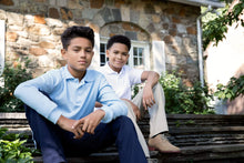 Load image into Gallery viewer, French Toast Boys' Pull-on Relaxed Fit School Uniform Pant (Standard &amp; Husky) 12 Husky Khaki - # BOAA12410006
