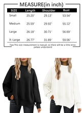 Load image into Gallery viewer, EFAN Women's Oversized Sweaters Fall Crewneck Batwing Sleeve Pullover Sweaters Small Khaki Plaid - # WOAA21510006-PRG

