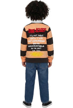 Load image into Gallery viewer, SEPIA Kid's Long Sleeve Polo Shirt With Heavy Print Effects &amp; Patch Works
