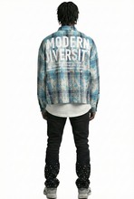Load image into Gallery viewer, ASHEN Heavy Flannel Crop Top Button Down Shirt
