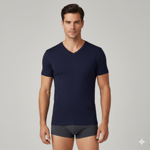 Load image into Gallery viewer, Men's Bamboo V-Neck Undershirt (3 Pack)
