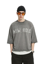 Load image into Gallery viewer, ORBITS S/N Jersey 3/4 Sleeve Crop Top Tee with Detachable Necklace
