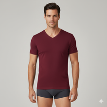 Load image into Gallery viewer, Men's Bamboo V-Neck Undershirt (3 Pack)
