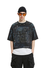 Load image into Gallery viewer, DUSTSPIRE S/N Jersey 3/4 Sleeve Crop Top Tee
