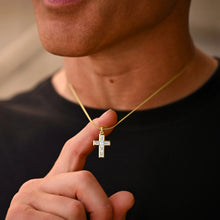 Load image into Gallery viewer, Gemstone Cross Pendant - Diamond

