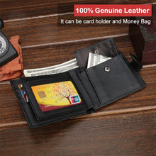 Load image into Gallery viewer, Genuine Leather Cow Hide Wallet

