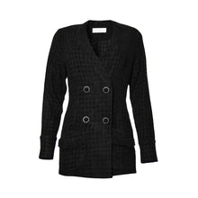 Load image into Gallery viewer, Gerbera Tweed Black Blazer
