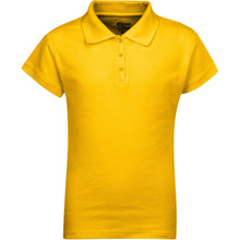 Load image into Gallery viewer, Juniors Short Sleeve Pique Polo Shirt
