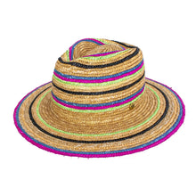 Load image into Gallery viewer, Peter Grimm Glaring - Straw Fedora Hat
