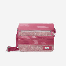 Load image into Gallery viewer, Glitter Pink Messenger Bag 16” | BYMANYC ® New York Glam Street Edition
