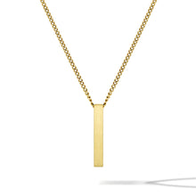 Load image into Gallery viewer, Pillar Pendant - 14K Gold
