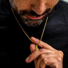 Load image into Gallery viewer, Initial Tag Necklace - 14K Gold
