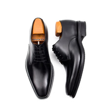 Load image into Gallery viewer, Goodyear Handmade Leather Derby Shoes Black
