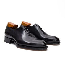 Load image into Gallery viewer, Seamless Goodyear Mens Black Oxford Dress Shoes

