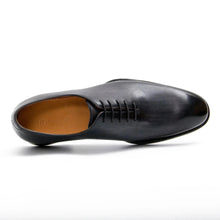 Load image into Gallery viewer, Seamless Goodyear Mens  Coffee Oxford Dress Shoes Lron Gray
