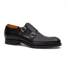 Load image into Gallery viewer, Goodyear Premium Double Monk Strap Shoes Black
