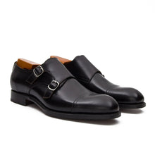 Load image into Gallery viewer, Goodyear Premium Double Monk Strap Shoes Black
