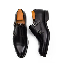 Load image into Gallery viewer, Goodyear Premium Double Monk Strap Shoes Black
