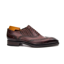 Load image into Gallery viewer, Goodyear Welted Brogue Oxford Shoes Coffee
