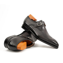 Load image into Gallery viewer, Goodyear Welted Monk Strap Shoes Black
