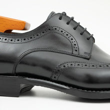 Load image into Gallery viewer, Goodyear welt derby shoes Brogue style Black
