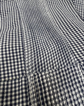 Load image into Gallery viewer, Guayabera - Navy Gingham
