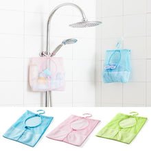 Load image into Gallery viewer, Bathroom Multifunctional Hanging Storage Mesh Bags Eco-Friendly Mesh Bath Toys Baskets For Bathroom For Storage Items
