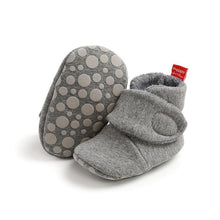 Load image into Gallery viewer, Winter Toddler Newborn Baby Crawling Shoes Boy Girl Slippers Prewalker Anti-slip Warm Infant Shoes
