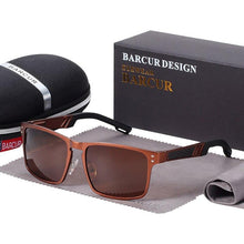Load image into Gallery viewer, Hot Black Goggle Male Sunglasses Luxury Brand Men Glasses  In Business High Quality Luxury Modern Style With  UV400 Protection
