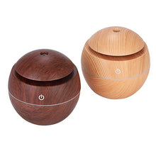 Load image into Gallery viewer, 130ML USB Aroma Diffuser  Ultrasonic Cool Mist Humidifier Air  7 Color Change LED Night Light For Office Home
