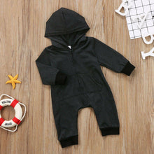 Load image into Gallery viewer, Newborn Baby unisex Warm Infant Zipper Cotton Long Sleeve Romper Jumpsuit Hooded Clothes 0-24M For Boys In Modern Style

