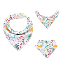 Load image into Gallery viewer, 8PCS/SET Pack Baby Bandana Organic Absorbent Soft Cotton Drool Bibsfor Teething And Feeding Bib For Baby and Kids Feeding
