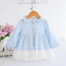 Load image into Gallery viewer, Modern Handmade Collar Kids Baby Girls Dress Newborn Infant Baby Girls Party Dresses For Wedding and Party
