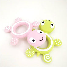 Load image into Gallery viewer, Baby Silicone Teethers Food  Cute Turtle Tiny  Teething Baby Shower Gifts Cartoon Animals Teether
