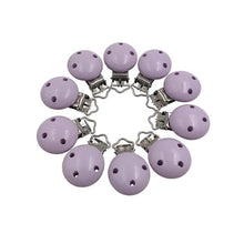 Load image into Gallery viewer, Wooden Baby Children Pacifier Holder Clip Infant Cute Round Nipple Clasps For Baby Product
