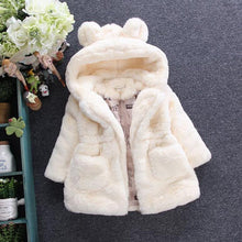 Load image into Gallery viewer, Baby Girl Modern Designer Style Jacket Hooded Cute Thicker Warm Soft Toddler Coat  For Kids
