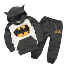 Load image into Gallery viewer, Modern Fashion Cotton Thick Warm Casual Hooded Sweater Cartoon Cute Bear Three-piece Suit For Baby Boy &amp; Girl
