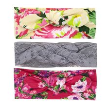 Load image into Gallery viewer, Fashion Baby Nylon Bow Headband Newborn Bowknot Round Ball Head wrap Flower Turban Girls Hair Bands Bow For Kids
