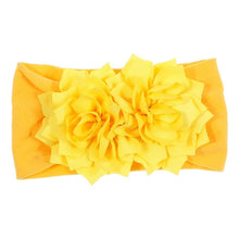 Load image into Gallery viewer, Cute 1PCS Baby Girls Lotus Flower Nylon Headband Knot Elastic Newborn Toddler Headwraps Kids Hair Accessories Gifts
