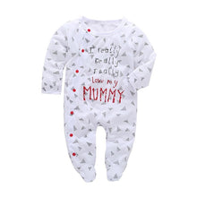 Load image into Gallery viewer, Baby Boy Rompers Long Sleeve Deer Head Infant Newborn Jumpsuit Outfits For Girls and Boys Pajamas
