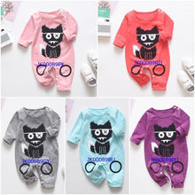 Load image into Gallery viewer, Baby Clothes Boys Girls Romper Floral Dinosaur Car Printed Long Sleeve Cotton Romper Kids Jumpsuit Playsuit For Kids
