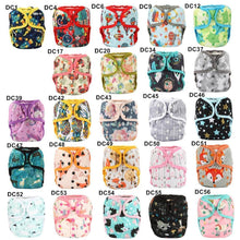 Load image into Gallery viewer, One Size Baby Cloth Diaper Cover Nappy Waterproof Double Gusset Design Adjustable Diapers For Babies
