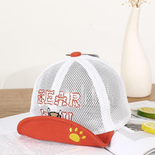 Load image into Gallery viewer, Luxury Summer Newborn Baby Sun Hat Cotton Beret Hat Cartoon Striped Bear Snapback Baseball Cap Baby Hats For girls and Boys Kids
