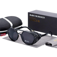 Load image into Gallery viewer, New Elegent Original Round Sunglasses Gradient Vintage Steampunk Goggles For Women and Men With UV400 Protection
