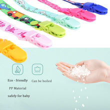 Load image into Gallery viewer, Children Pacifier Holder Clips Soother Holder Pacifier Clip Pacifier Chain Clip Nipple Holder For Baby Kids Pacifier
