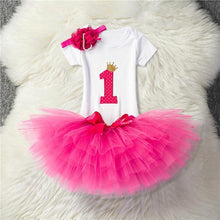 Load image into Gallery viewer, Modern Unicorn Baby Kids 1st year Girls Dress For Birthday Party Outfits Infant Princess Girls Clothes 12 Months Kids
